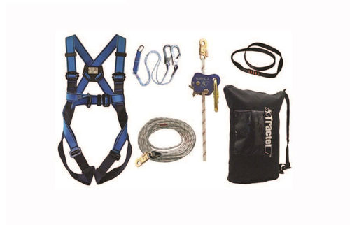 Absturzsicherung-Set"PSA Set -Allrounder mit Tasche, Größe M, 150 kg.