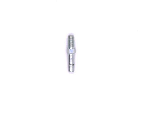 Klemmstift 9mm mit Gewind M10x15, für Möbelrolle mit Bohrung 9 mm,